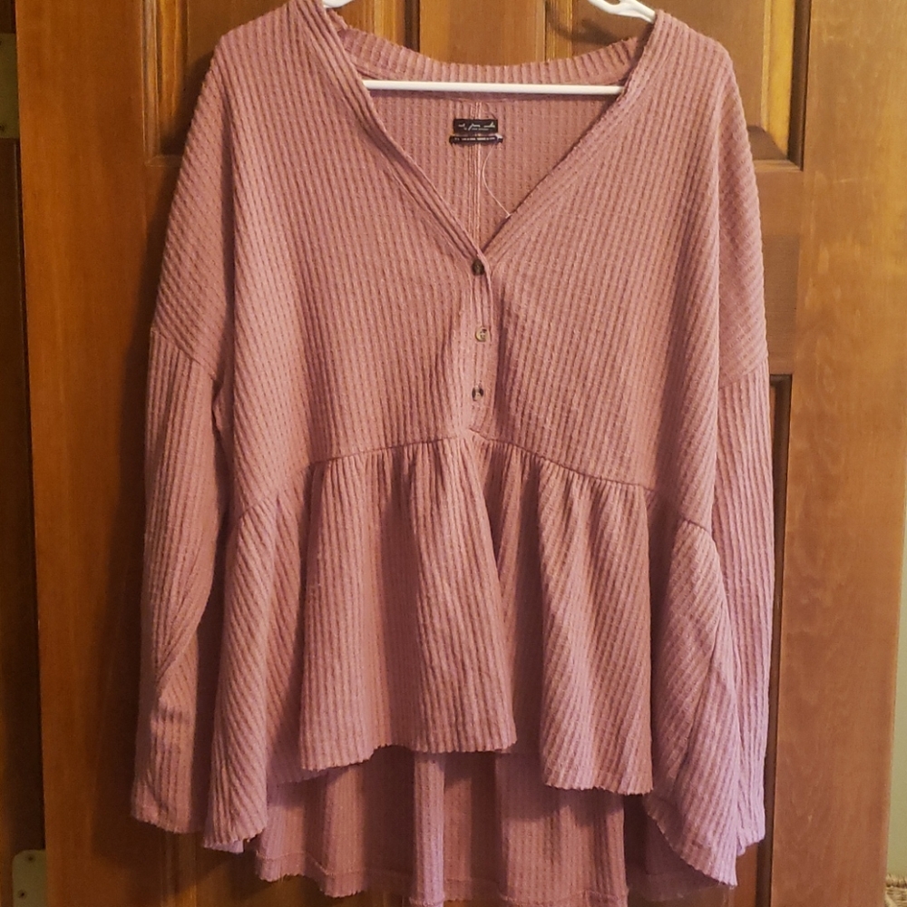 Urban outfitters peplum shirt